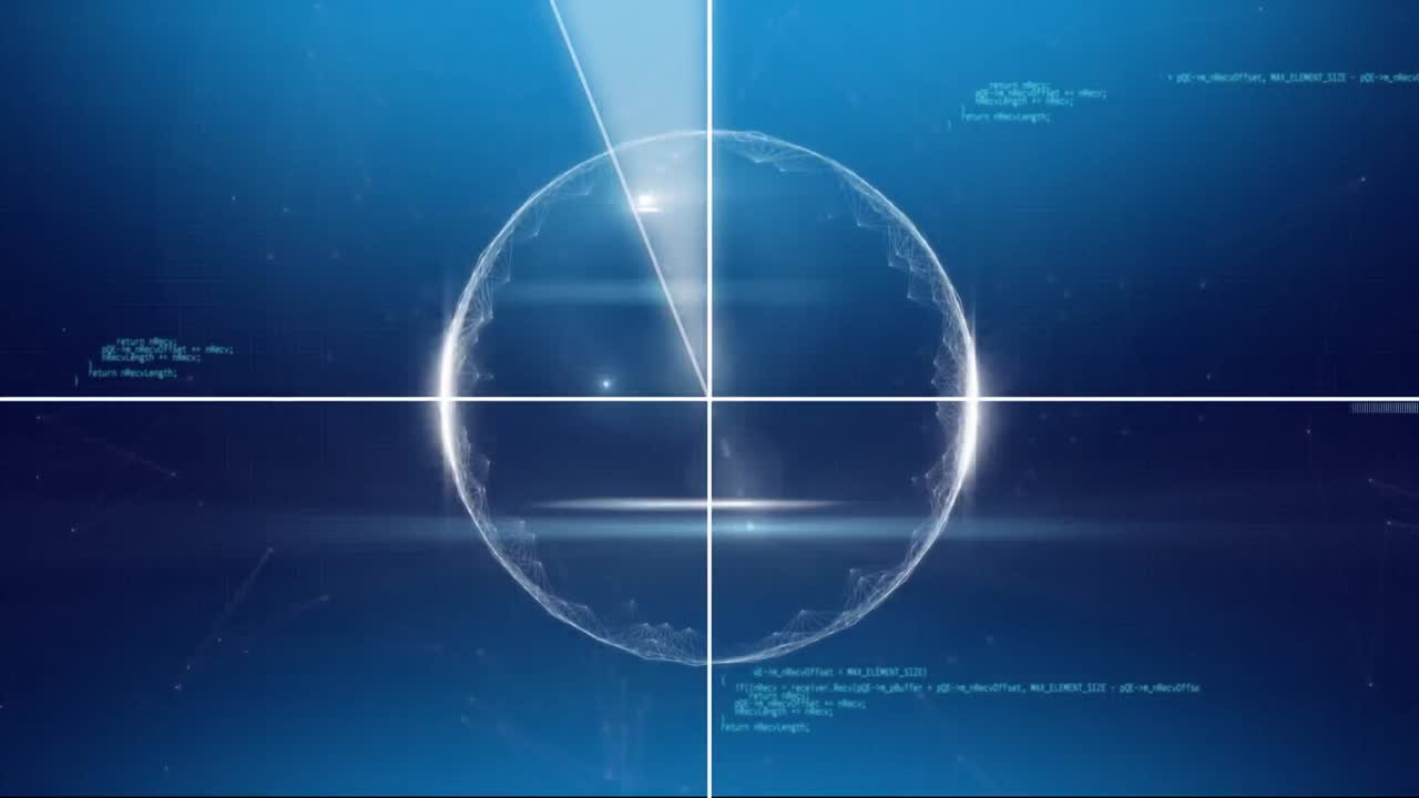 데이터 처리에 대한 범위 스캐닝의 애니메이션