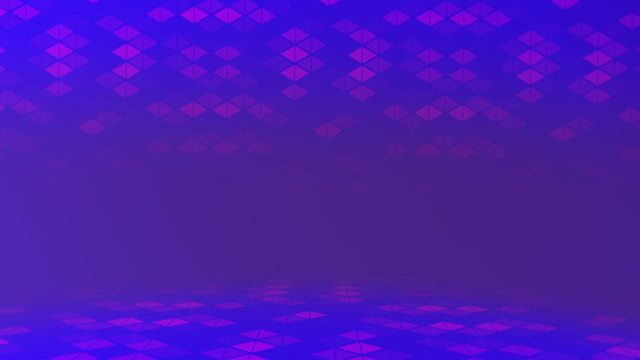 y moderno patrón geométrico de moda con triángulos en filas en gradiente púrpura