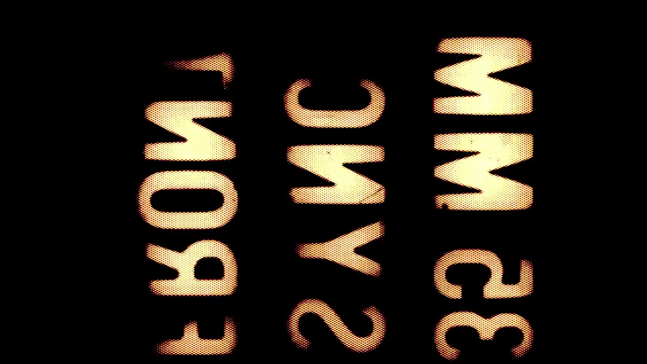 Retro Film Grain Overlay with Light Leaks and Halftone Text Effect
