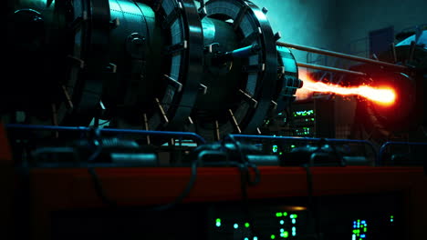 conceptual high tech power thermonuclear or nuclear reactor