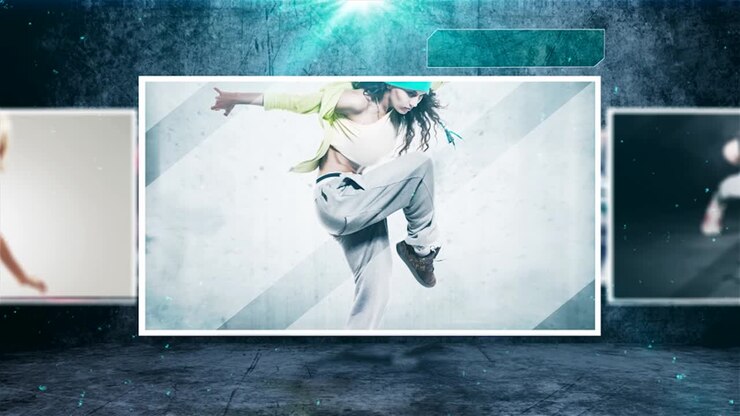 Grungy dynamic textured graphics animation design