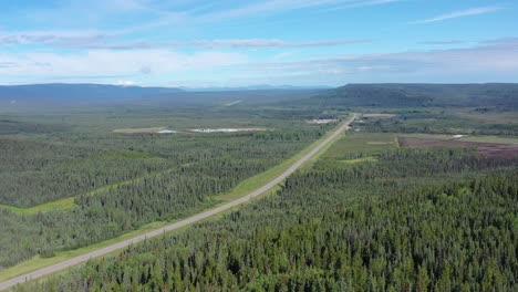 alaska highway drone footage: a must-see for nature lovers of the boreal forest