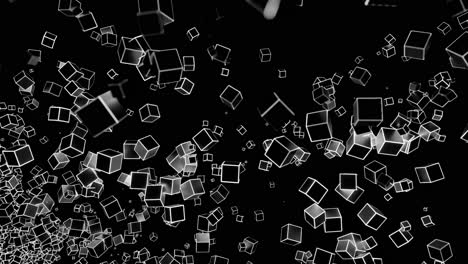 abstract 3d cube background