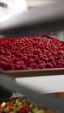 fresh berries display