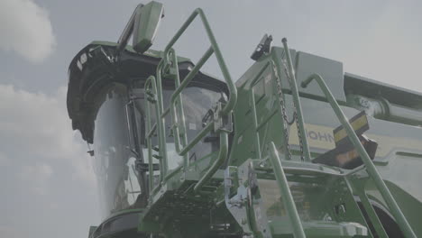 farming machinery on a farm in iowa