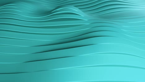 fondo abstracto con rayas onduladas verdes. rayas de papel cortado abstracto. plantilla de fondo negro moderno para documentos, informes y presentaciones. ciencia ficción futurista. animación 3d loopink sin costuras