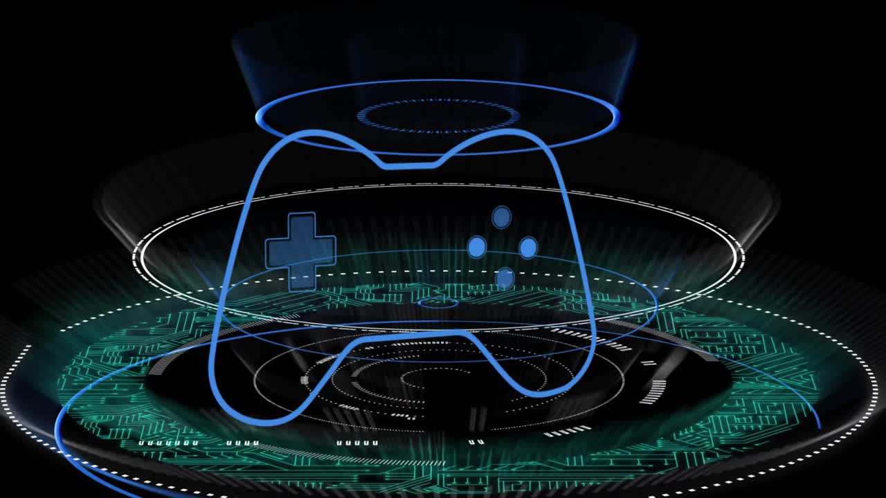 스 스캔을 통해 게임 패드 아이콘의 애니메이션