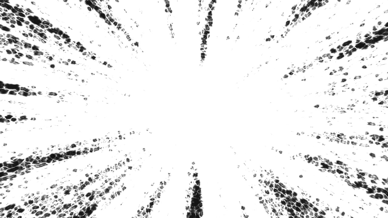 Transizione di schizzi d'inchiostro grunge astratti in bianco e nero