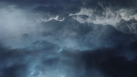 dark clouds that move in the sky when it is about to rain, thunderstorm