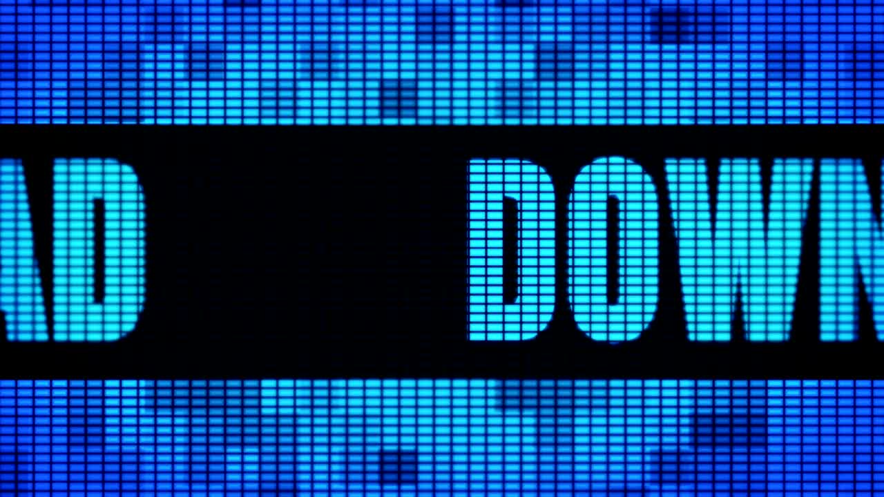 전면 텍스트 스크롤 led 벽 패널 표시 표지판