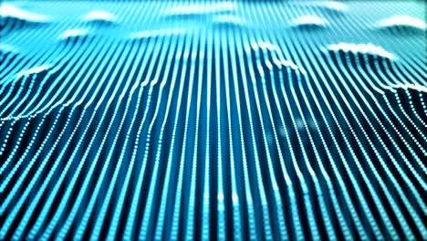 retro colorful modern design of sound wave with loop animation