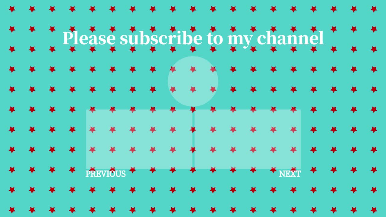 스타 웨이브 엔드 카드 엔딩 스크린 모션 그래픽