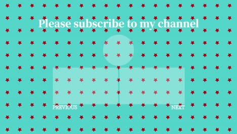 Star wave end card ending screen motion graphics