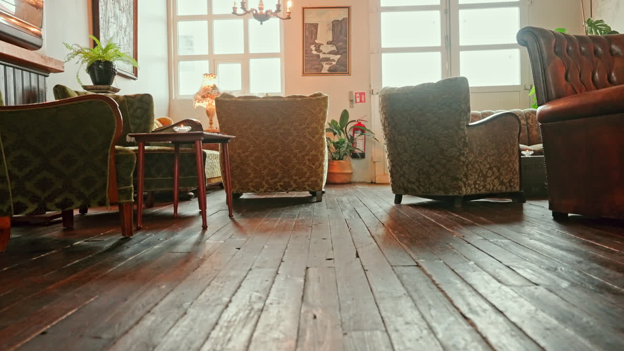 지역 레스토랑 라운지의 파노라마 뷰