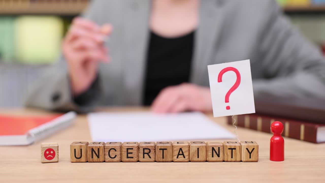 Uncertainty and Question Mark Concept