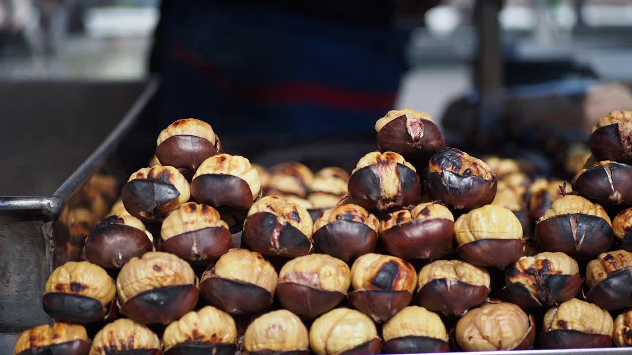 Roasted Chestnuts: A Warm and Delicious Street Food Treat