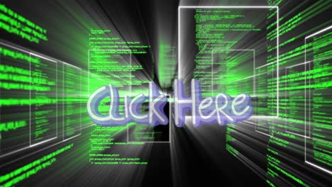 Animation-Des-Textbanners-„Hier-Klicken“-über-Bildschirmen-Mit-Schwarzem-Datenverarbeitungshintergrund