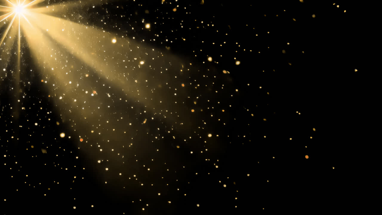 Starburst light effect animated overlay, transparent 4K video, alpha channel, ProRes 4444