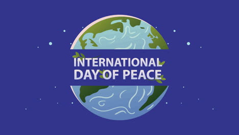 international day of peace lettering