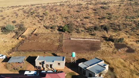 drone footage of kzn south africa with mountain backdrops