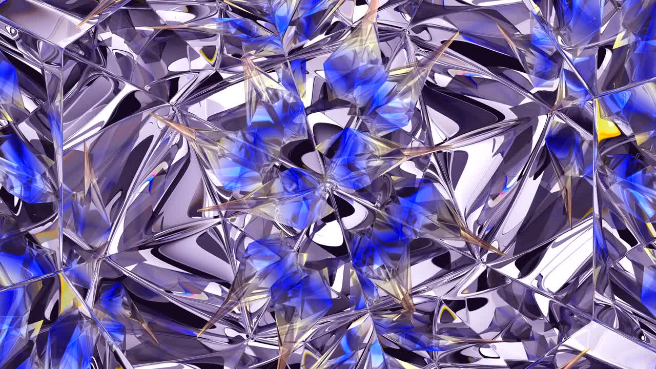 카레이도스코프 (kaleidoscope) - 보석, 다이아몬드 또는 반이는 유리 질감의 회전