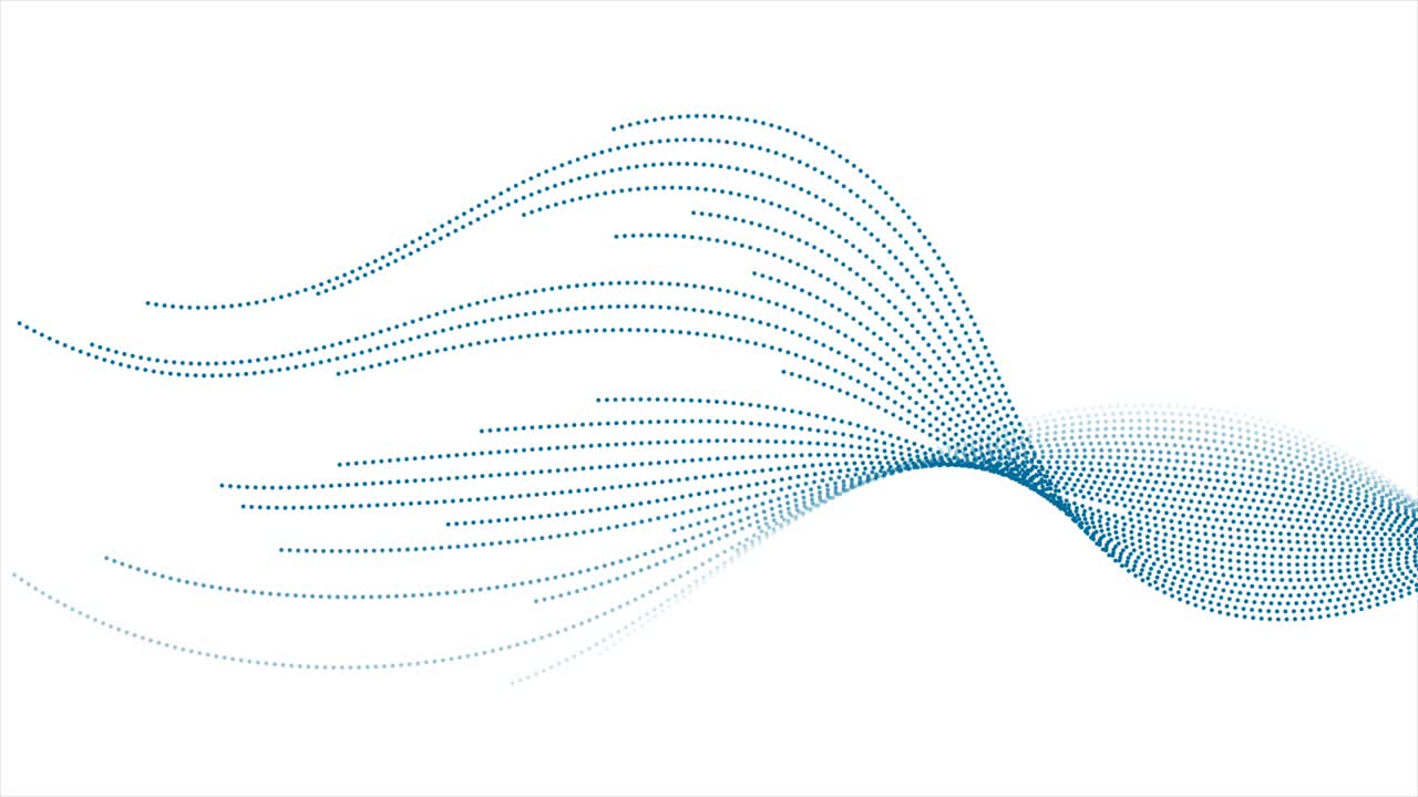 최소한의 파란색 파란색 점선 추상적인 미래 기술 모션 배경