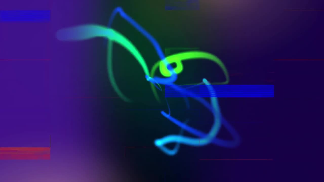 líneas coloridas y retorcidas