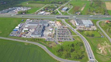 Aerial-view-of-goods-warehouse