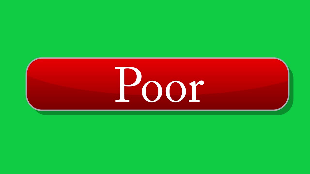 el cursor hace clic en el botón pobre. la flecha del puntero hace clic el cursor.