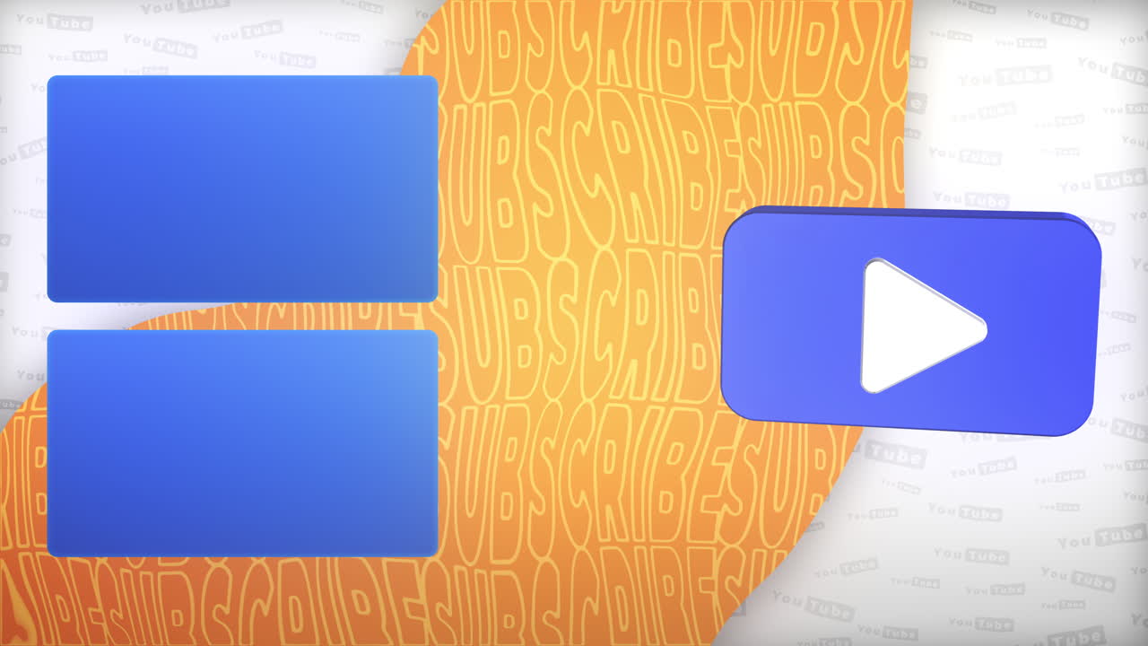 YouTube End Screen Template