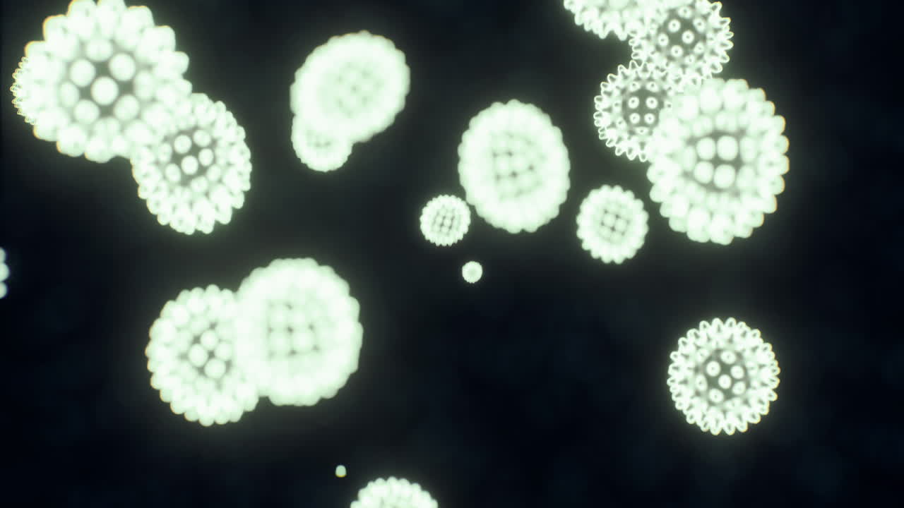 Exploring the intricate world of microorganisms in a mesmerizing glow