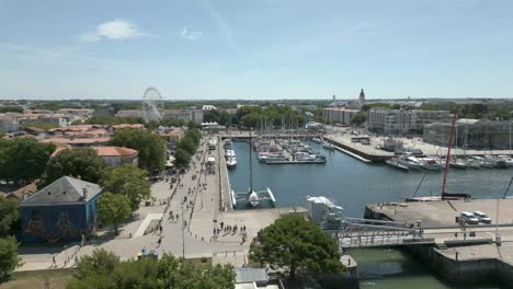 la rochelle old port, charente maritime in france