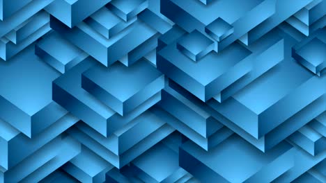 tecnología azul abstracta formas 3d animación de video