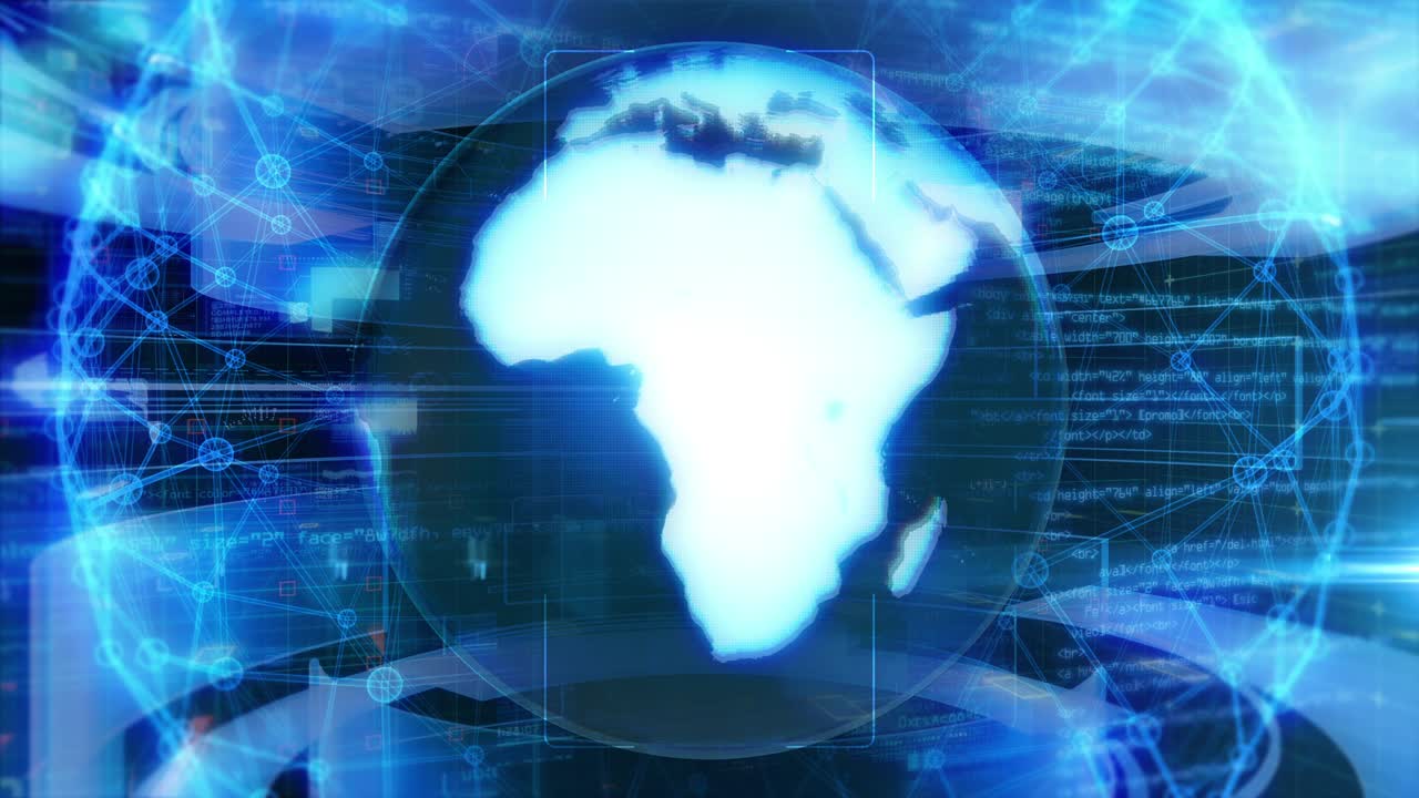 Global Technology Interface Computer Data Digital Screen