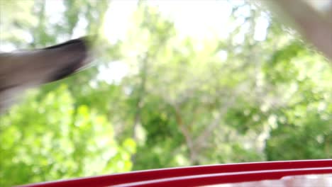 el mejor primer plano de un diminuto colibrí gordo con plumas marrones sentado en un comedero para pájaros en cámara lenta despegando