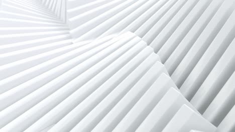 abstract background with white twisting square shapes.