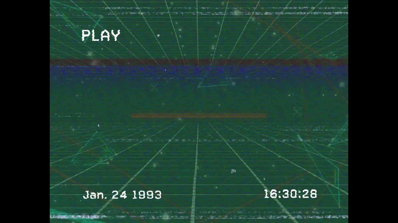 animación de la interferencia sobre las formas en fondo negro.