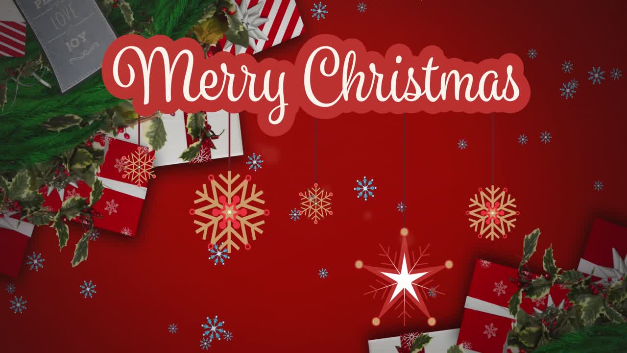 크리스마스 축하 의 애니메이션 크리스마스 장식 에 대한 텍스트