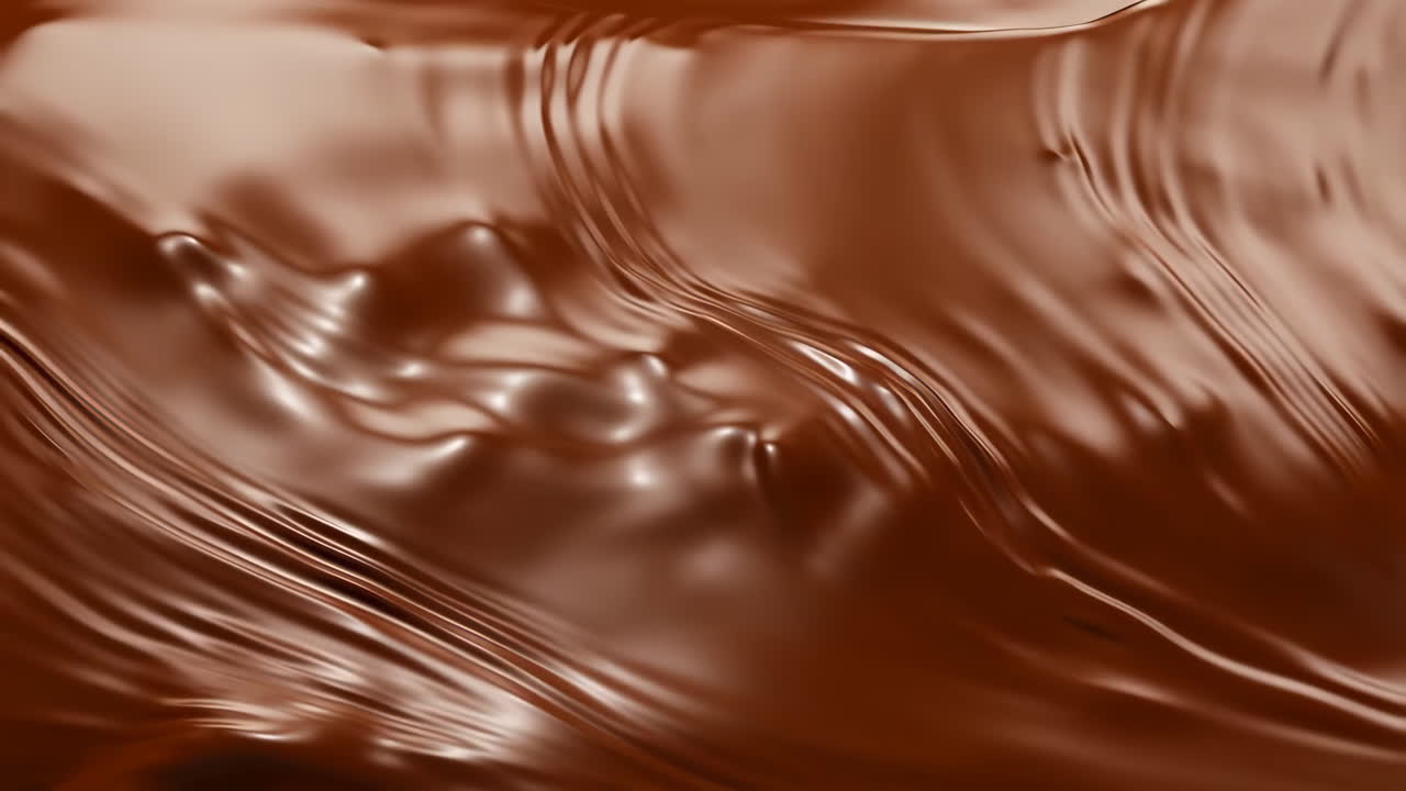 Melted Chocolate Texture Background