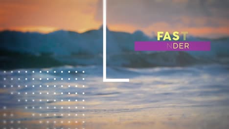 sunset and sunrise over the ocean with fast render and full hd solution graphics