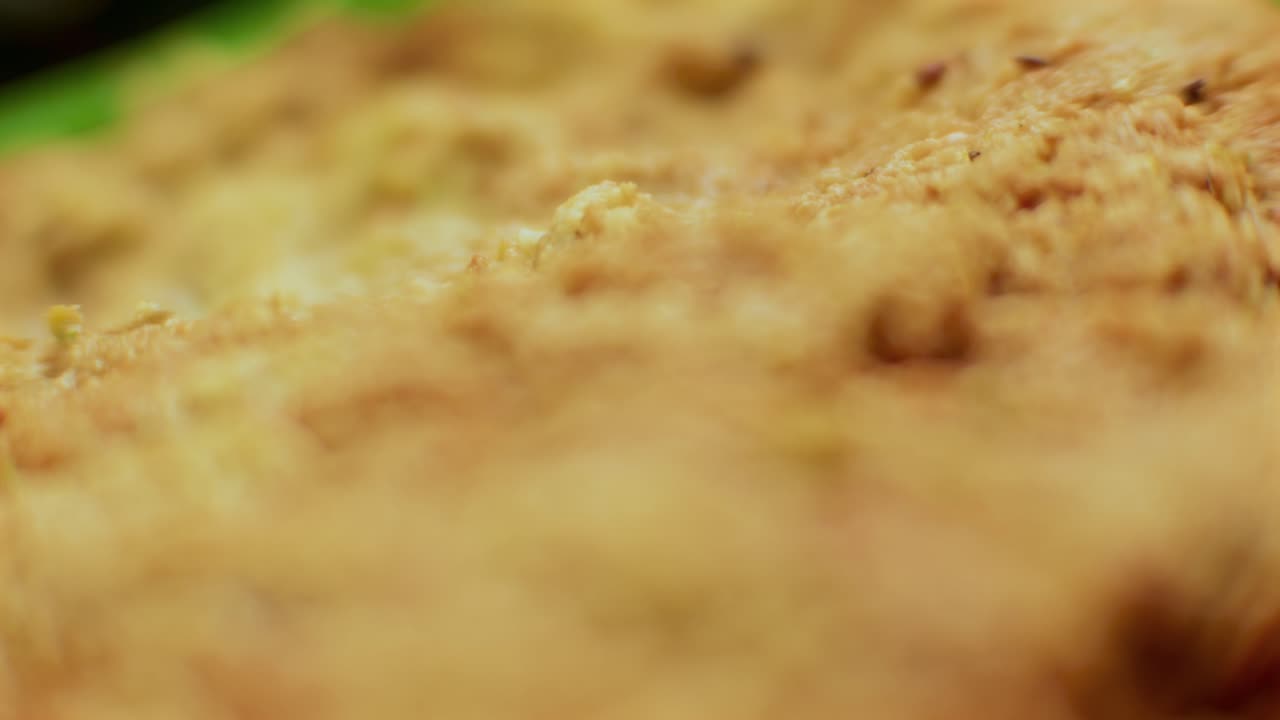 원시 분쇄 된 사과  ⁇ 어리 의 클로즈업