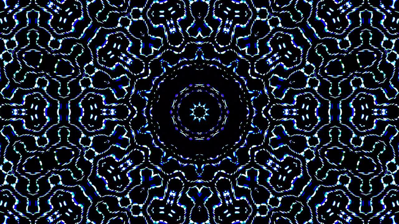 Bright abstract light governing full color, kaleidoscope