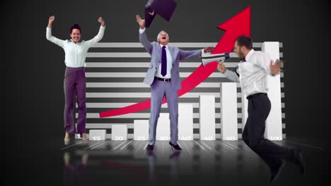 Series-of-jumping-business-people-in-slow-motion