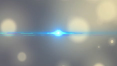 animation of light and white spots on blue background