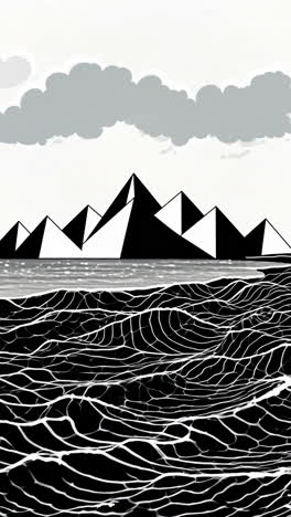 Pyramids by the Sea