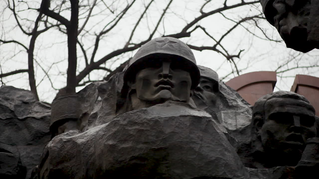 Soviet statues in Almaty, Kazahstan