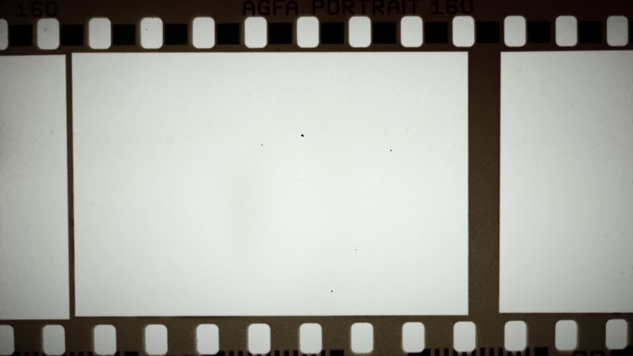 Real 35mm film frame overlay - dirty and old