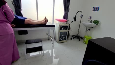 a medical appointment while traveling to a developing country