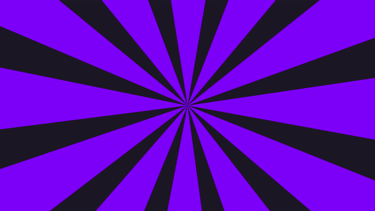 Rotating Purple and Black Radial Pattern Background