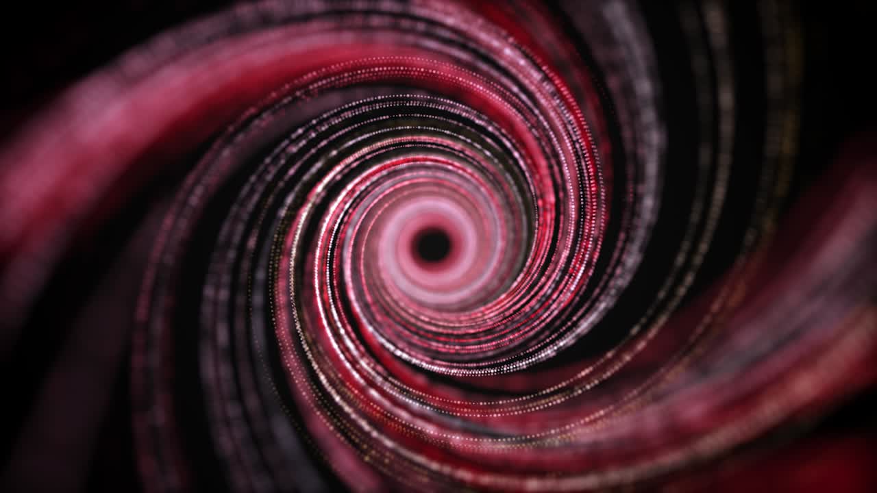 Red Circle particle abstract Background